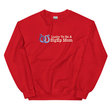  SigEp Lucky Mom Crewneck in Red