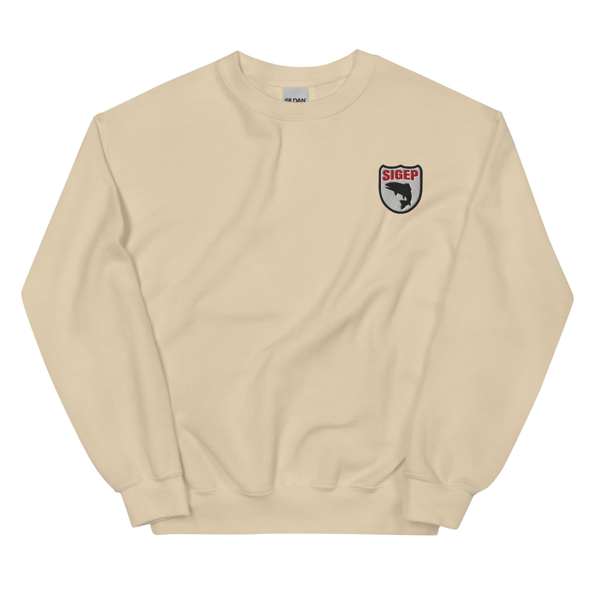 SigEp Fishing Embroidered Crewneck Sweatshirt – The Sigma Phi