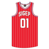 LIMITED RELEASE: SigEp Summer Basketball Jersey in Red