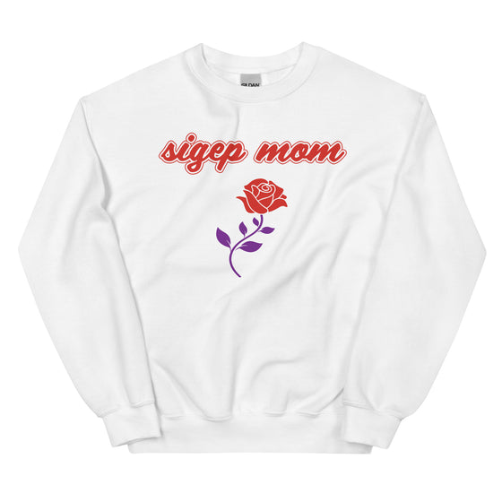 SigEp Mom Crewneck White