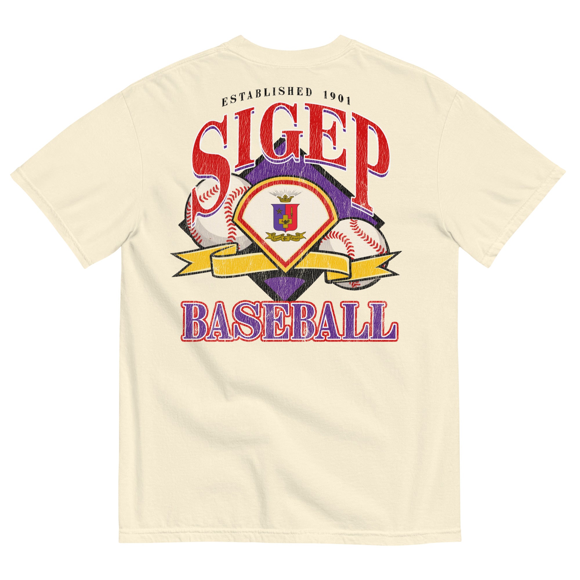 Drop 026: SigEp Vintage Baseball T-Shirt – The Sigma Phi Epsilon