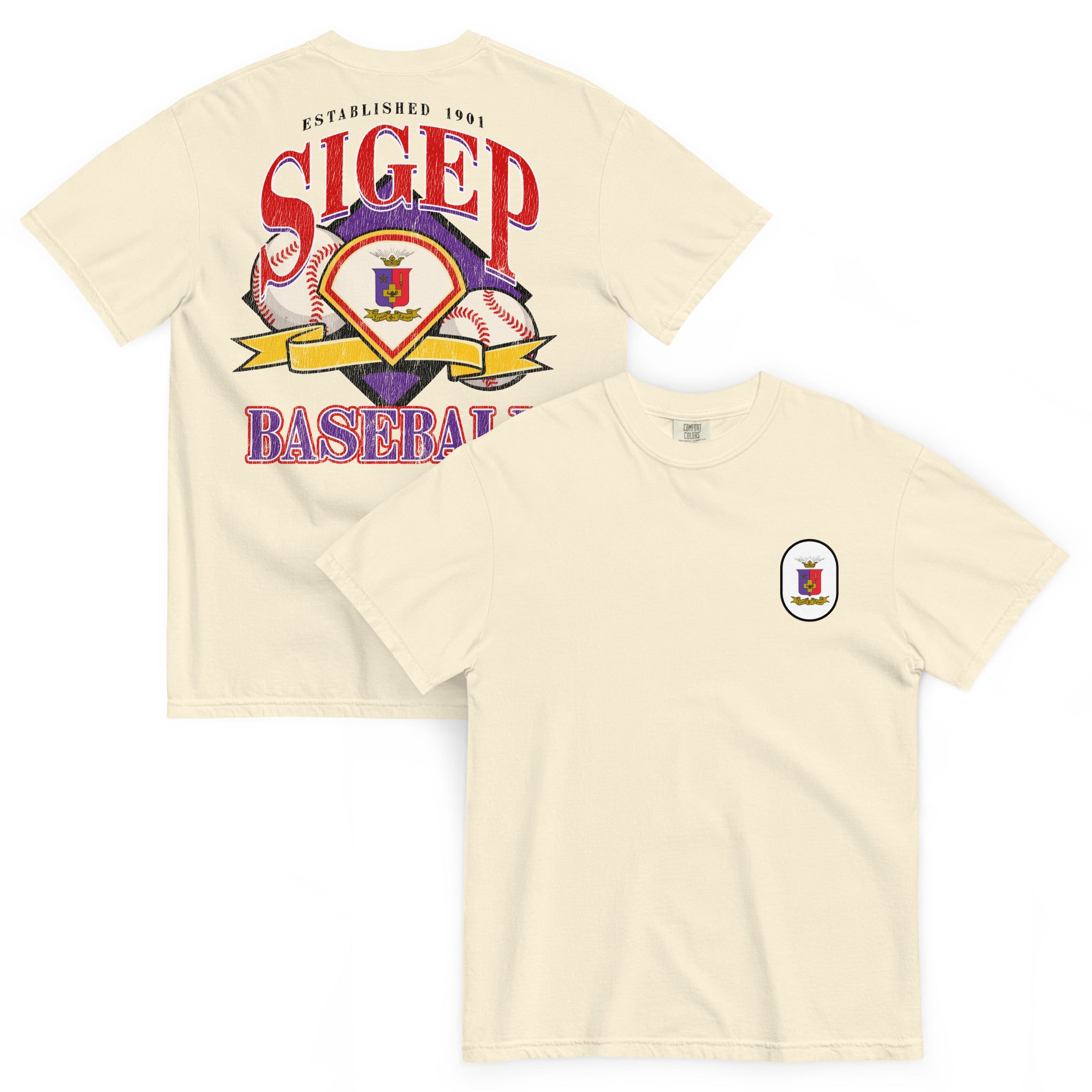 Drop 026: SigEp Vintage Baseball T-Shirt – The Sigma Phi Epsilon