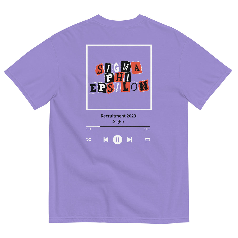 SigEp Recruitment Spotify T-Shirt by Comfort Colors (2023) – The