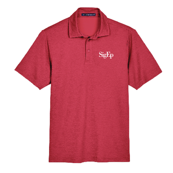 SigEp Performance Polo in Red