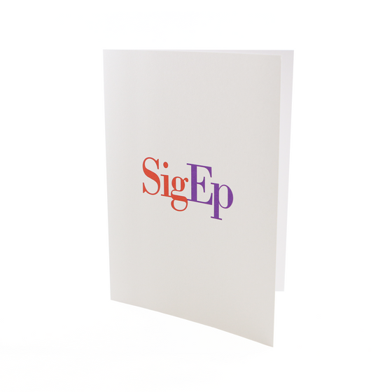 Thank You Notes - SigEp (Pack of 50 Bifold Cards)