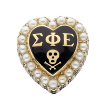  Jewelry: Large Size Crown Pearl Badge