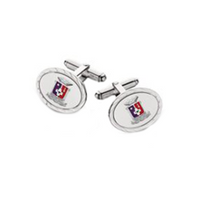  Jewelry: Etched Oval Cufflinks