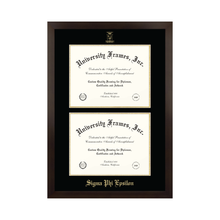  Stacked SigEp Membership Certificate Frame