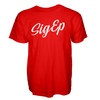 Red SigEp Tee